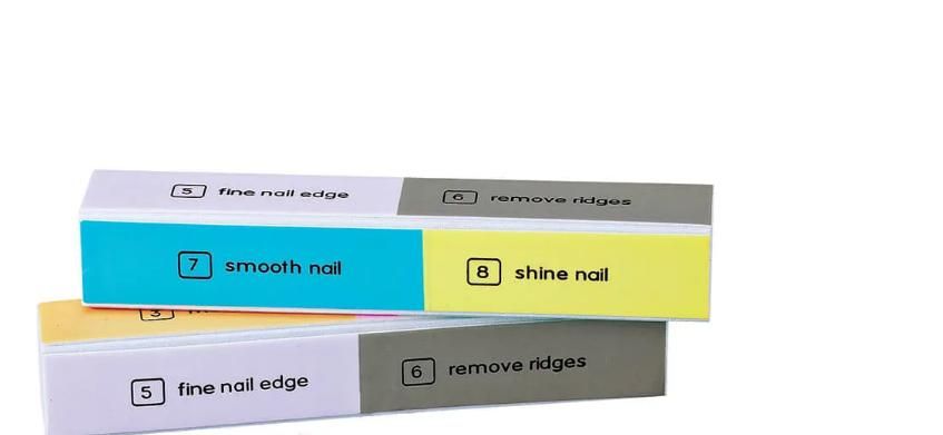 Multicolor Nail Files for Natural & Acrylic Nails – Smooth Finish | NISHU Superstores