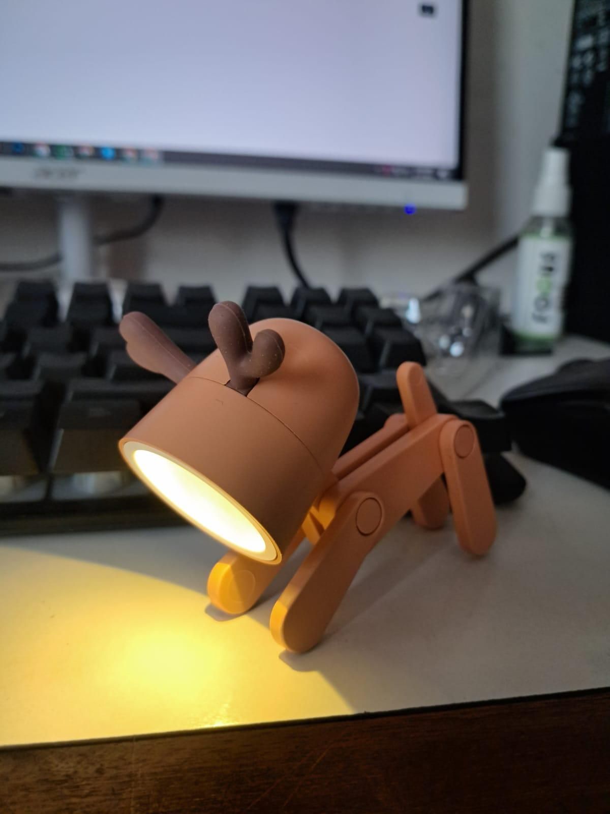 Mini LED Desk Lamp | Rechargeable & Foldable Study Light | NISHU Superstores