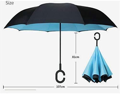 Double Layer Inverted Reversible Umbrella (Multicolor) – Windproof, Drip-Free & Stylish | NISHU Superstores