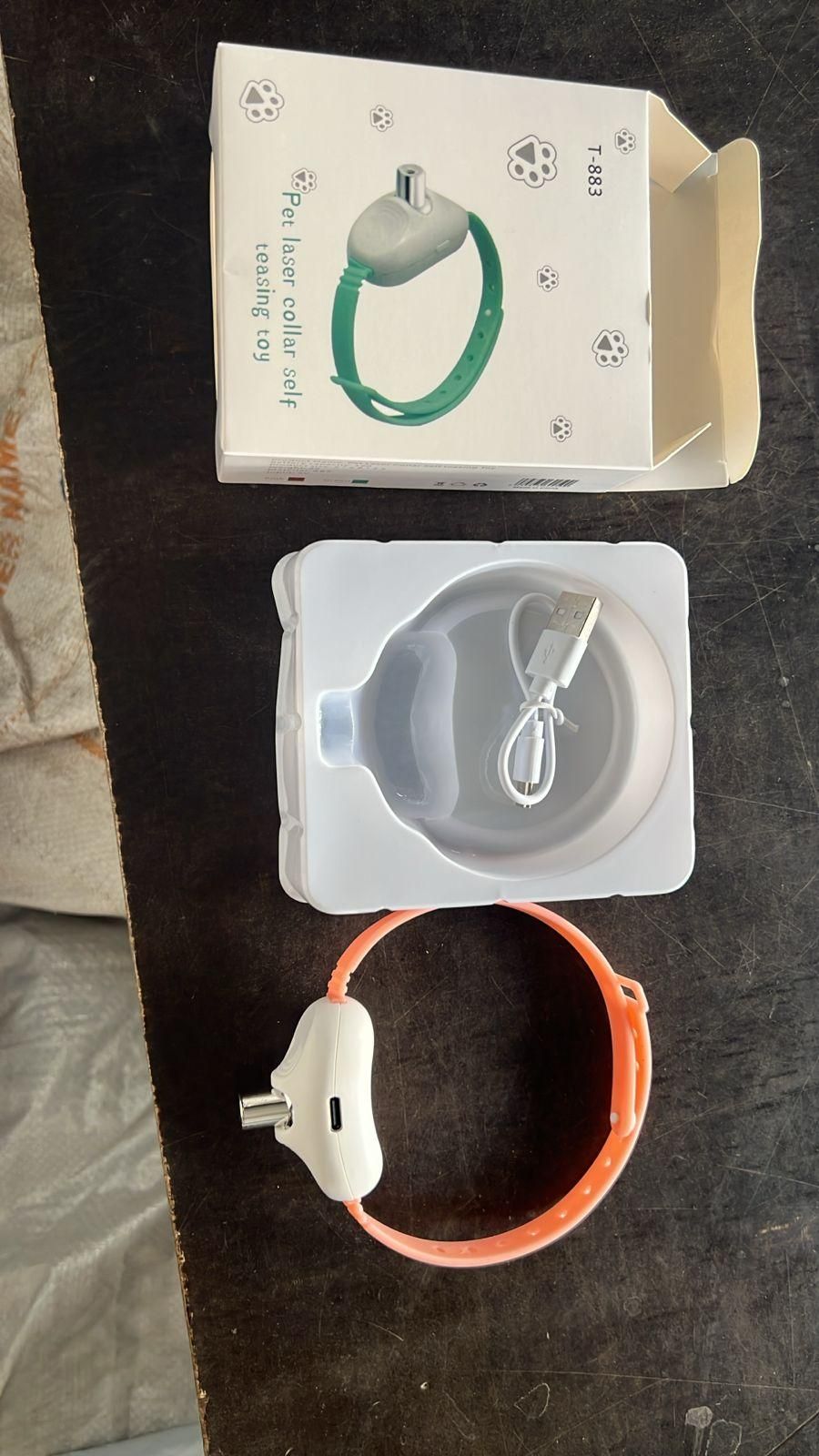 Pet Laser Collar Toy – Automatic Self-Teasing Laser Chase for Cats & Dogs | NISHU Superstores