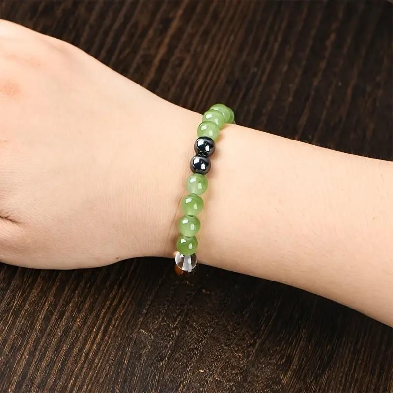 Tiger’s Eye Stone & Crystal Beads Bracelet – Natural Healing Energy | NISHU Superstores