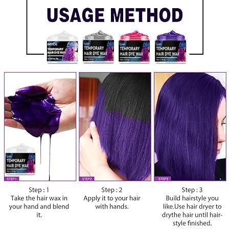 Temporary Hair Coloring Wax (Pack of 8) – Washable & Damage-Free Hair Color for Men & Women | NISHU Superstores