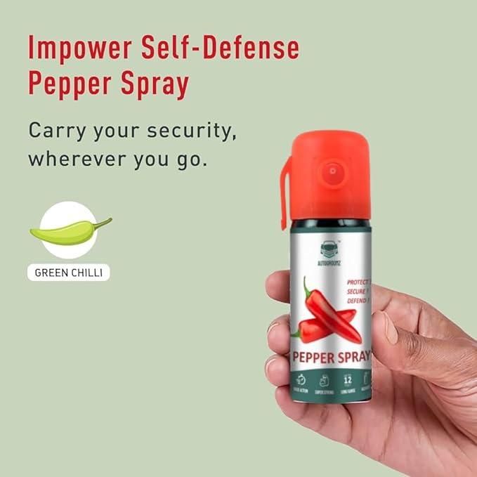 Self Defense Pepper Spray (Pack of 2) – Safety Spray for Women & Night Travel | NISHU Superstores