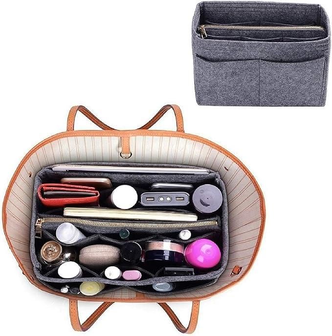 Felt Fabric Purse Organizer – Multi-Pocket Handbag Insert | NISHU Superstores