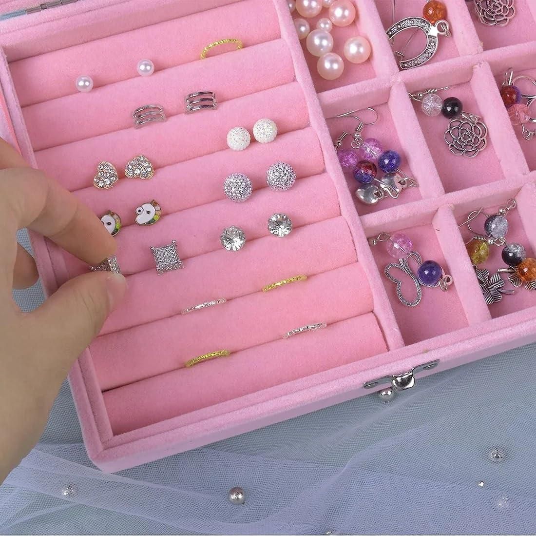 9 Grid Jewelry Organizer – Compact Storage Box for Earrings, Rings & Accessories | NISHU Superstores