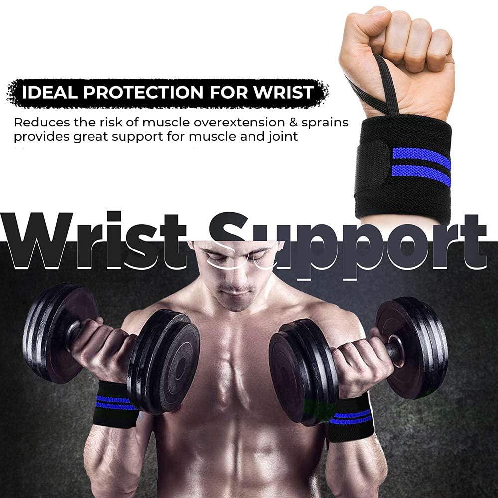 Wrist Supporter for Gym – Adjustable Wrist Wraps for Weightlifting & Workout Protection | NISHU Superstores