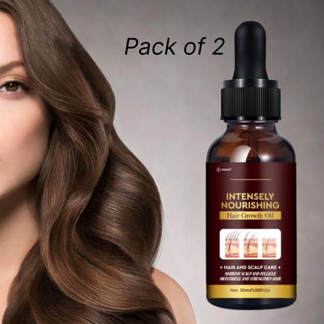 Intensely Nourishing Hair Growth Oil – 60ML (Pack of 2) | Boosts Growth & Reduces Hair Fall | NISHU Superstores
