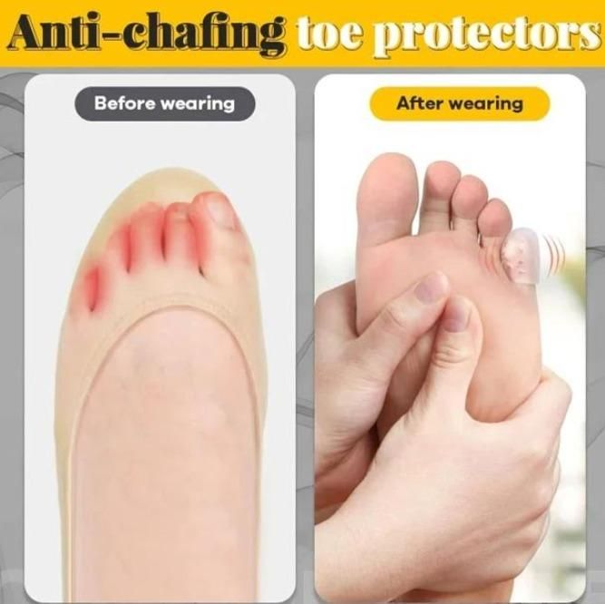 Silicone Anti-Friction Toe Protector (Pack of 2) – Comfort & Pain Relief | NISHU Superstores