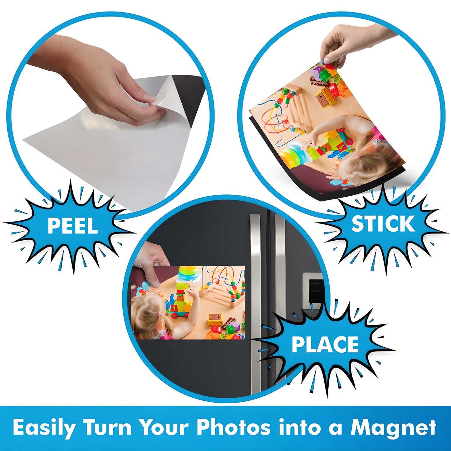 Life Kraft's Magnetic Adhesive Sheets – DIY Craft & Organizer Magnet Sheets | NISHU Superstores