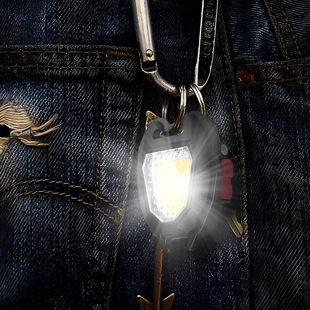Mini Magnetic LED Keychain Light – Super Bright & Portable Emergency Torch | NISHU Superstores