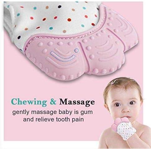 Silicone Teether Glove for Babies – Self-Soothing Teething Toy | NISHU Superstores