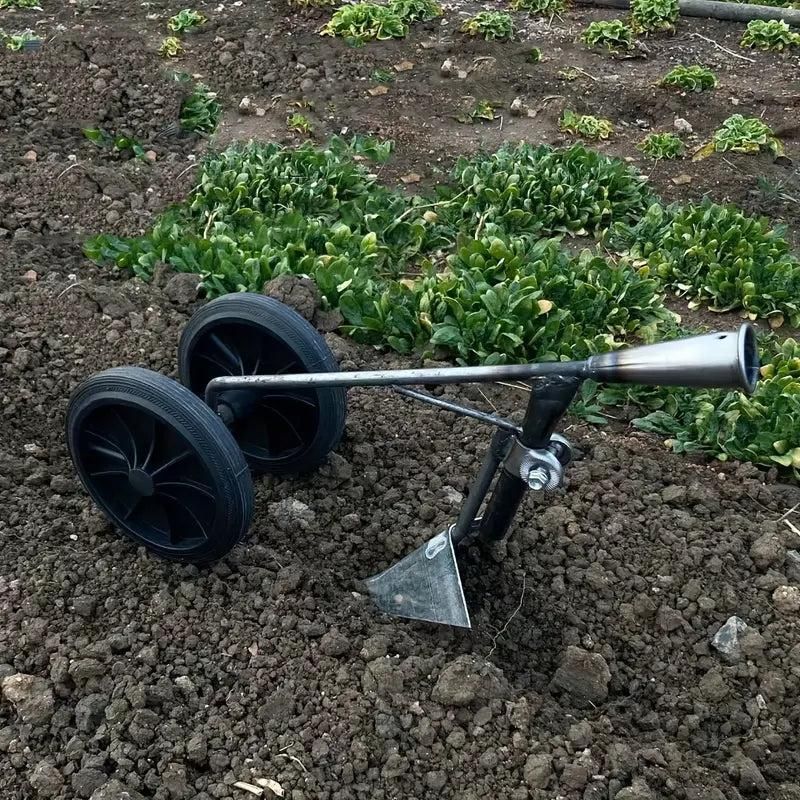 Garden Tool Supporter with Double Wheels – Easy Rolling Garden Helper | NISHU Superstores
