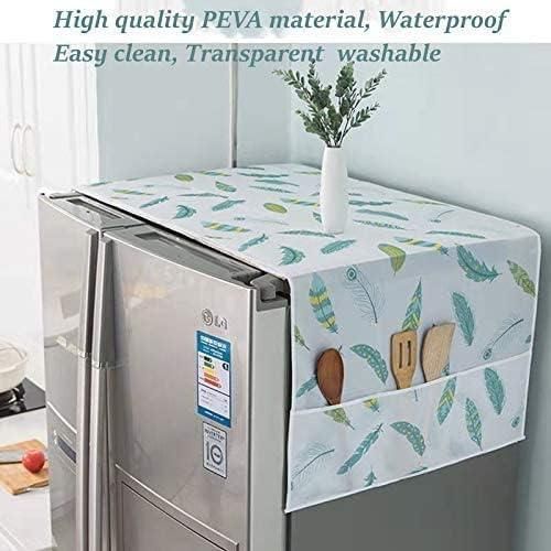 Refrigerator Waterproof Cover with Side Pockets – Dustproof & Storage Friendly | NISHU Superstores