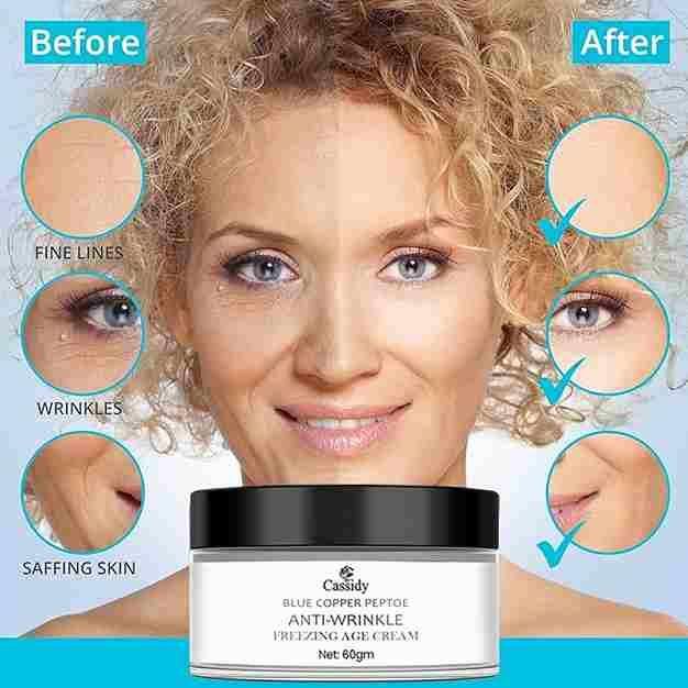 CASSIDY Blue Copper Anti-Wrinkle Face Cream 60g – Rejuvenating & Firming Skincare | NISHU Superstores
