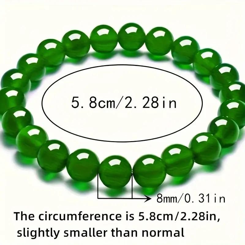 Green Jade Bracelet (Pack of 1) – Natural Healing Crystal Bracelets | NISHU Superstores