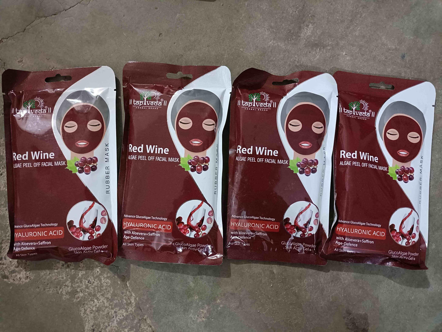 Ubtan Algae Peel Off Mask | Remove Tan & Glow (Pack of 3) | NISHU Superstores