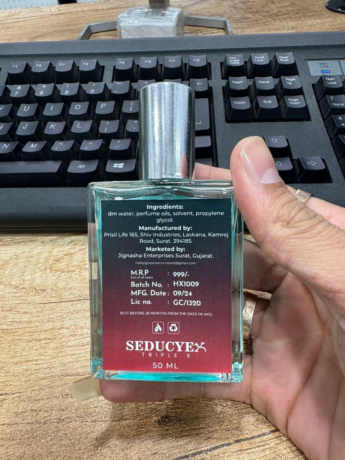 Seducye Triplex Extrait De Parfum – 50ML Pack of 2, Long-Lasting Fragrance | NISHU Superstores
