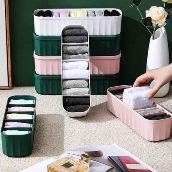 Drawer Organizers (Pack of 4) | Multi-Compartment Storage Boxes for Home & Office | NISHU Superstores
