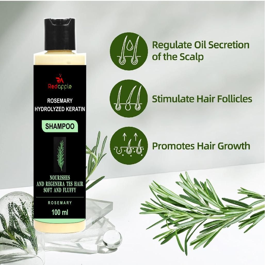 Rosemary Hydrolyzed Keratin Shampoo 100ml – Hair Strengthening & Nourishing Formula | NISHU Superstores