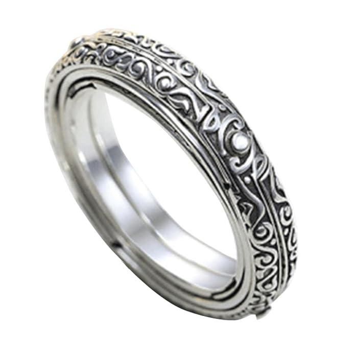 Astronomical Ball Cosmic Finger Ring – Silver Plated Couple Jewelry | NISHU Superstores