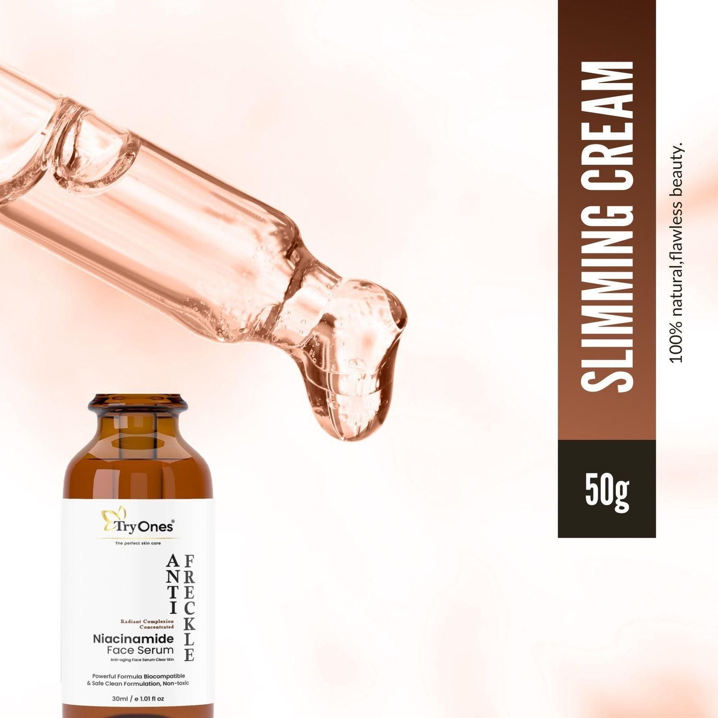 TryOnes Anti Freckle Niacinamide Face Serum 30ml – Spot Removal & Skin Brightening | NISHU Superstores