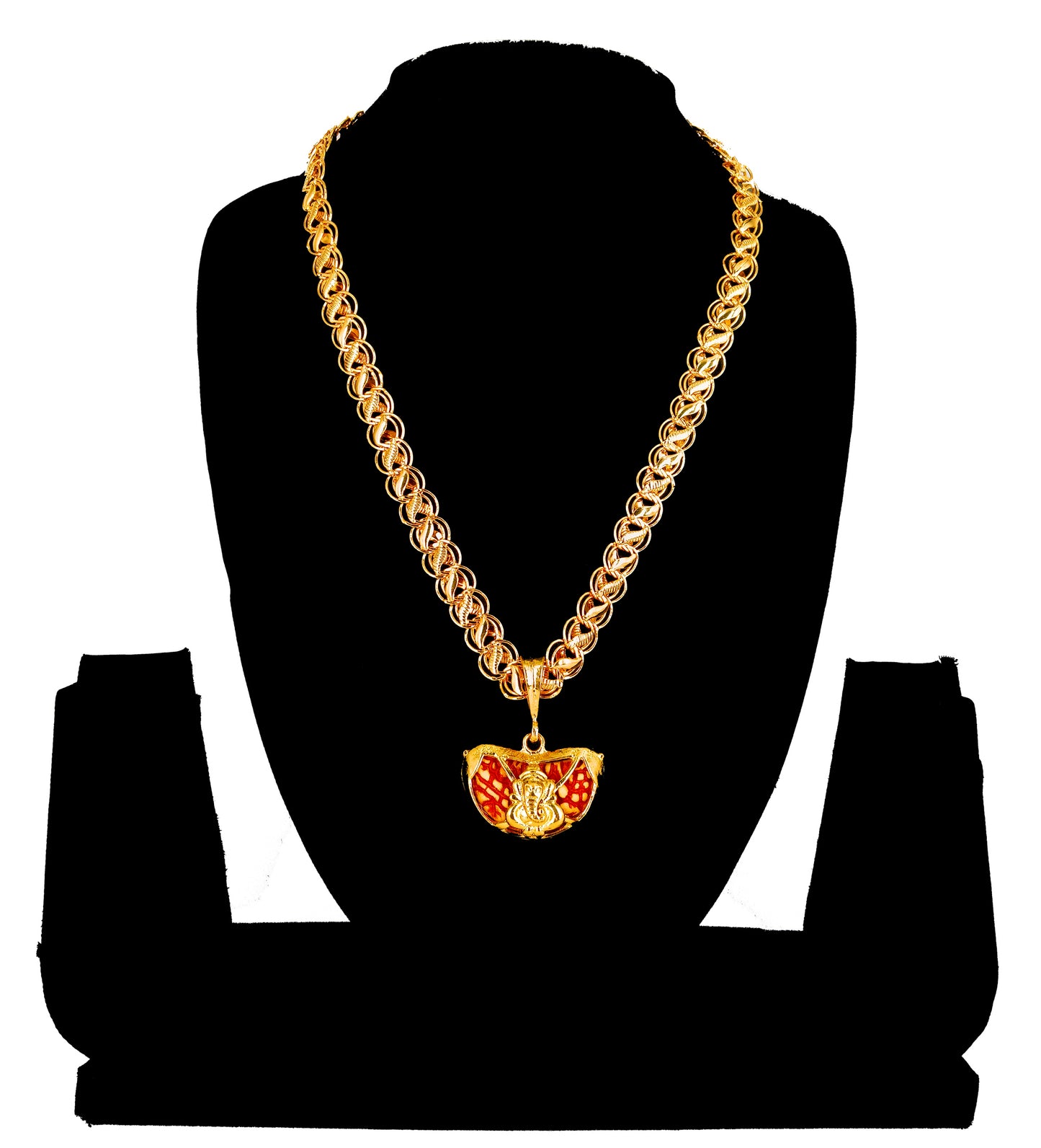 Luxurious Men’s Gold Plated Pendant with Chain Vol 2 – Stylish Fashion Jewelry | NISHU Superstores