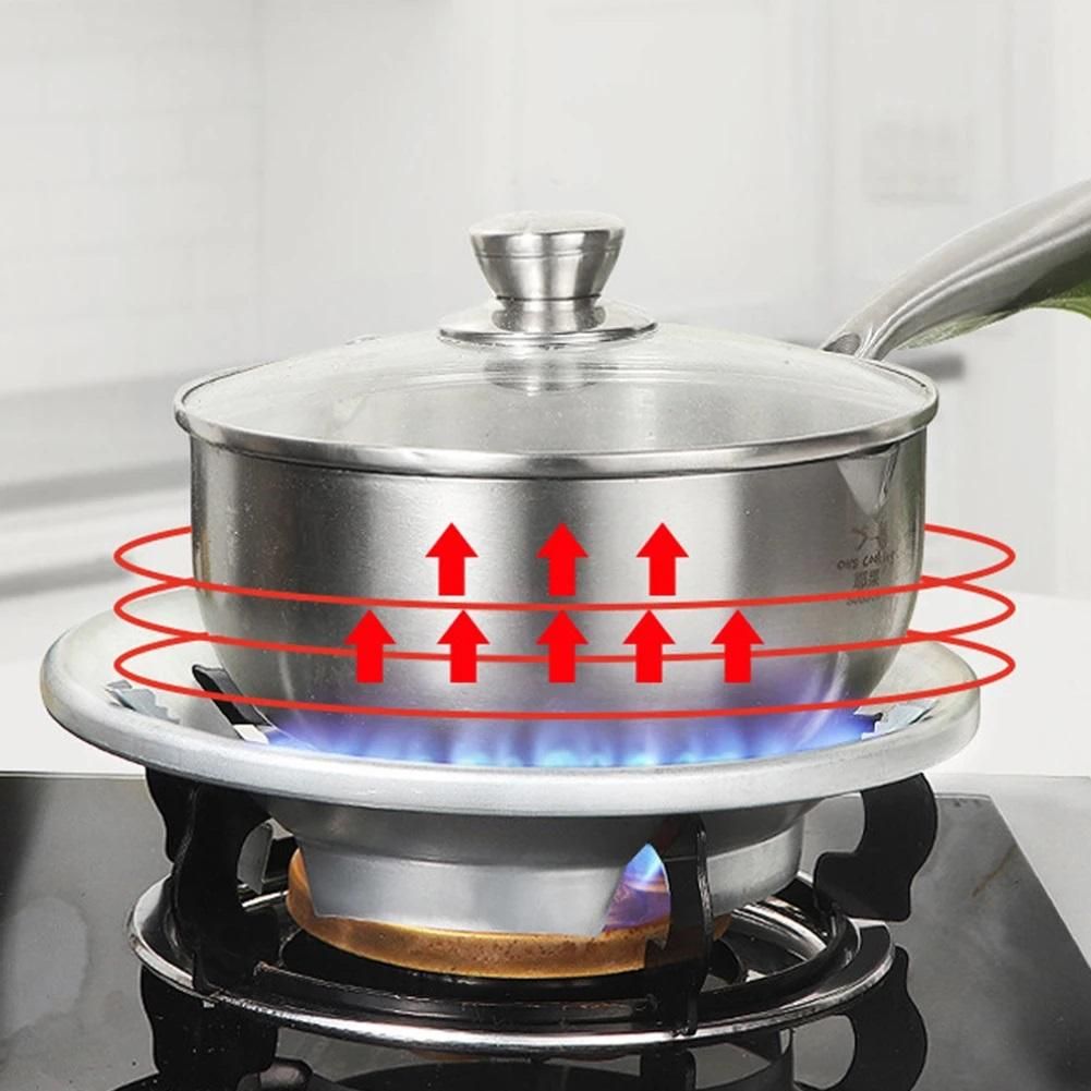 Gas Stove Cover Disk (Pack of 2) – Windproof & Energy-Saving Stove Bracket | NISHU Superstores