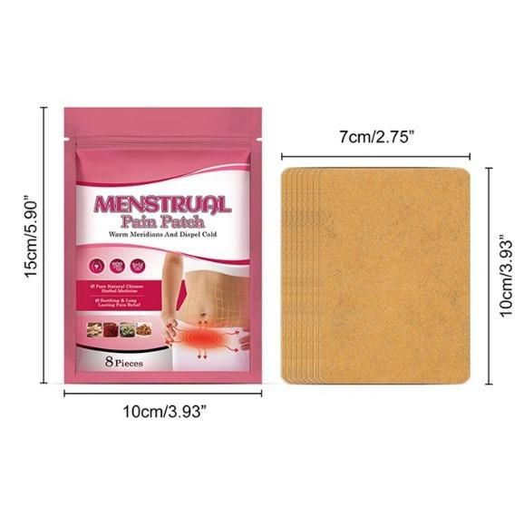 Menstrual Heat Cramp Relief Patch – 8 Pcs Soothing Comfort | NISHU Superstores