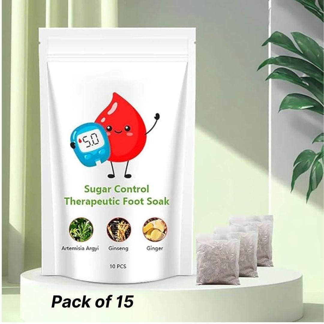 Sugar Control Foot Bath Beads (Pack of 15) – Herbal Detox for Blood Sugar & Wellness | NISHU Superstores