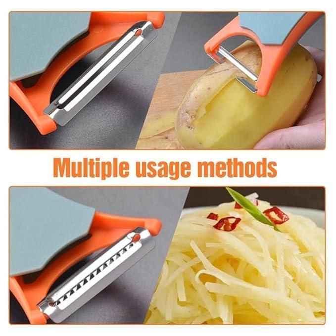 2 in 1 Fruit Peeler – Dual Blade Vegetable & Fruit Peeling Tool | NISHU Superstores