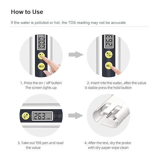 Water TDS Meter Tester – Digital Purity & Quality Checker | NISHU Superstores