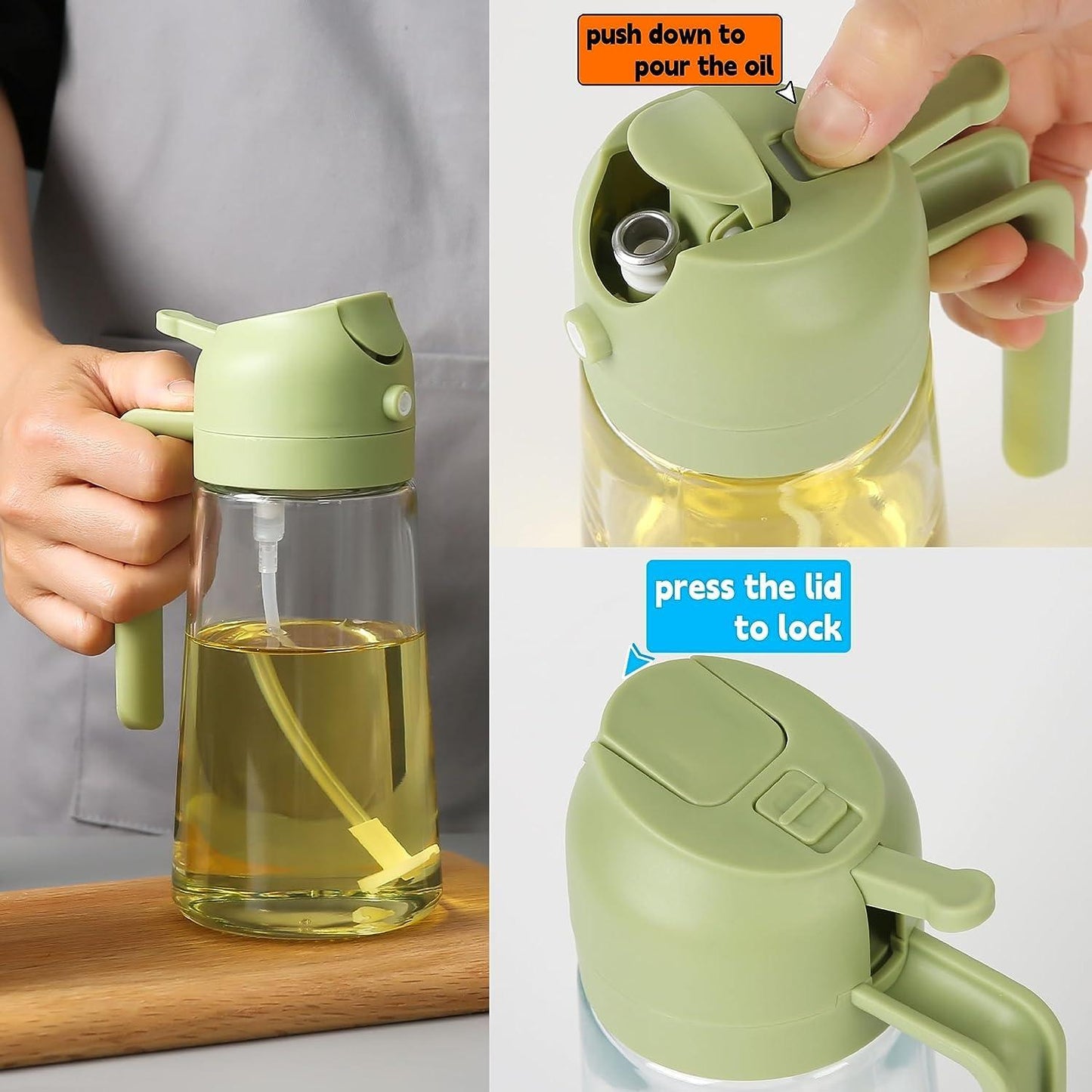500ml Portable Sprayer Oil Dispenser – Easy & Controlled Pouring | NISHU Superstores