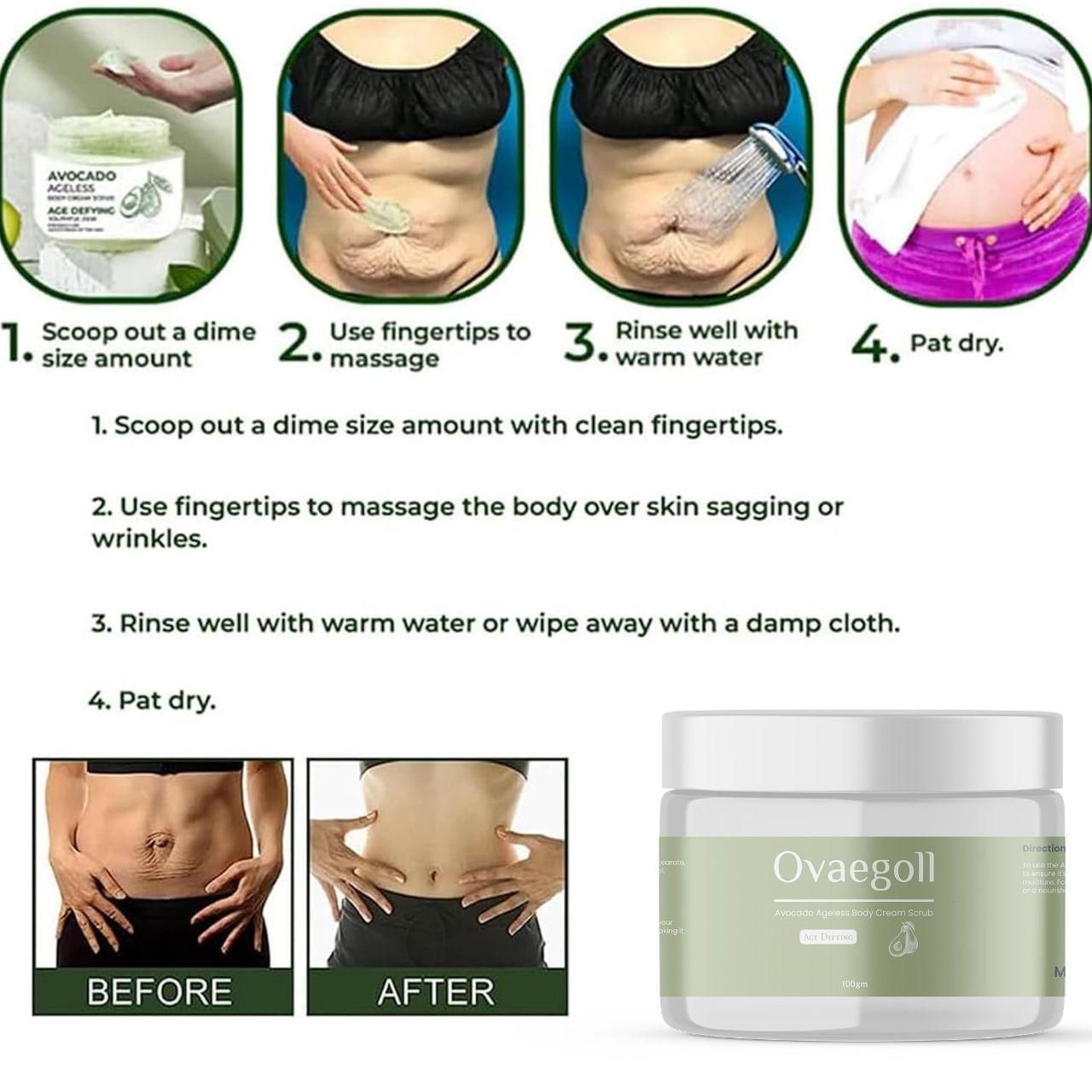 Ovangkol Collagen Firming Body Cream 100g (Pack of 2) – Luxe lift Skin Rescue Lotion | NISHU Superstores