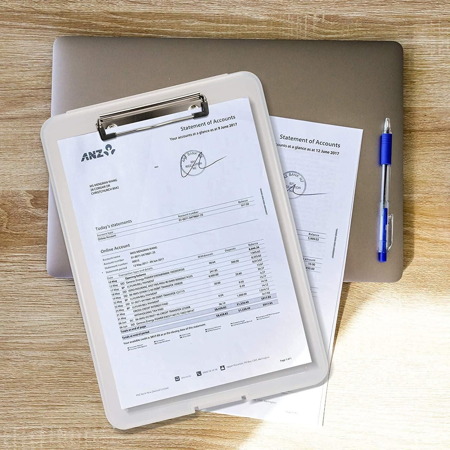 Clipboard Paper Holder with Storage – Writing Pad for Office, Nurse, Students & Teachers | NISHU Superstores
