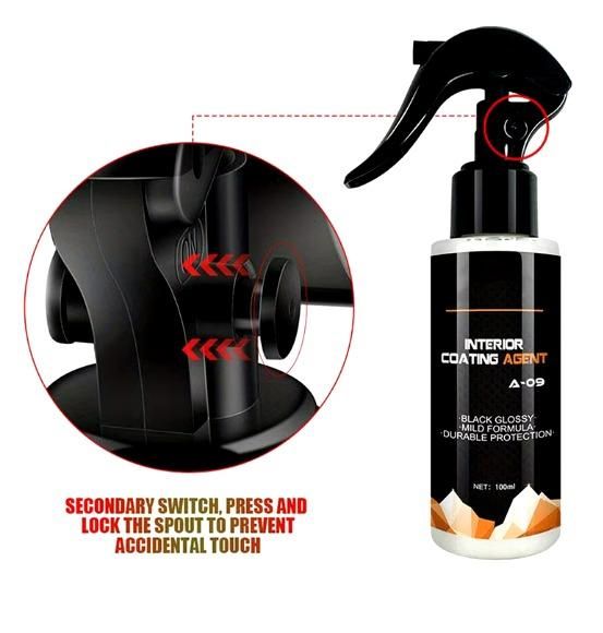 Interior Coating Agent 100ML – Restore Shine & Protect Car Interiors | NISHU Superstores