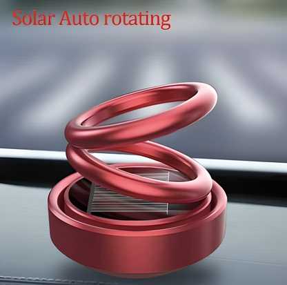 Car/Room Air Freshener – Solar Power Rotating Perfume with Long-Lasting French Organic Fragrance | NISHU Superstores