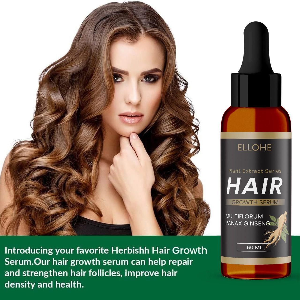 ELLOHE Hair Growth Castor Oil Spray – 60ml for Hair Thickness & Regrowth | NISHU Superstores
