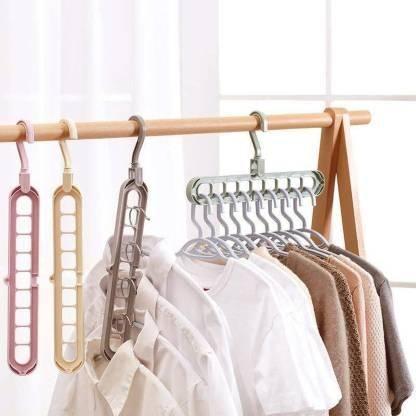 Space Saver Folding Hangers – Portable & Compact Design (Pack of 3) | NISHU Superstores