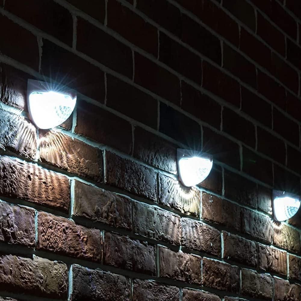 Solar Fence Lights (Pack of 4) – Energy Efficient Outdoor Lighting | NISHU Superstores