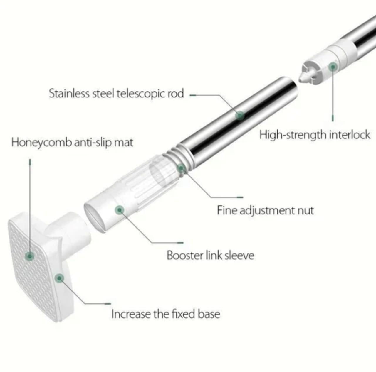 Adjustable Closet Hanging Pole for Windows & Bathroom – Multipurpose Rod | NISHU Superstores
