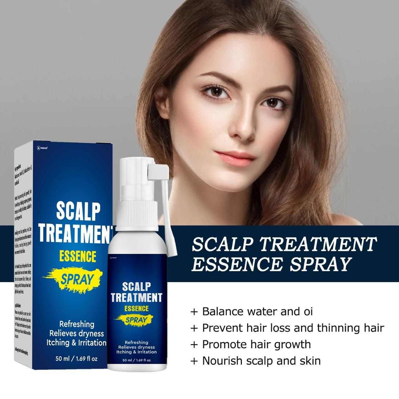 Scalp Treatment Essence Spray 50ML (Pack of 2) – Nourish & Strengthen Hair Roots | NISHU Superstores