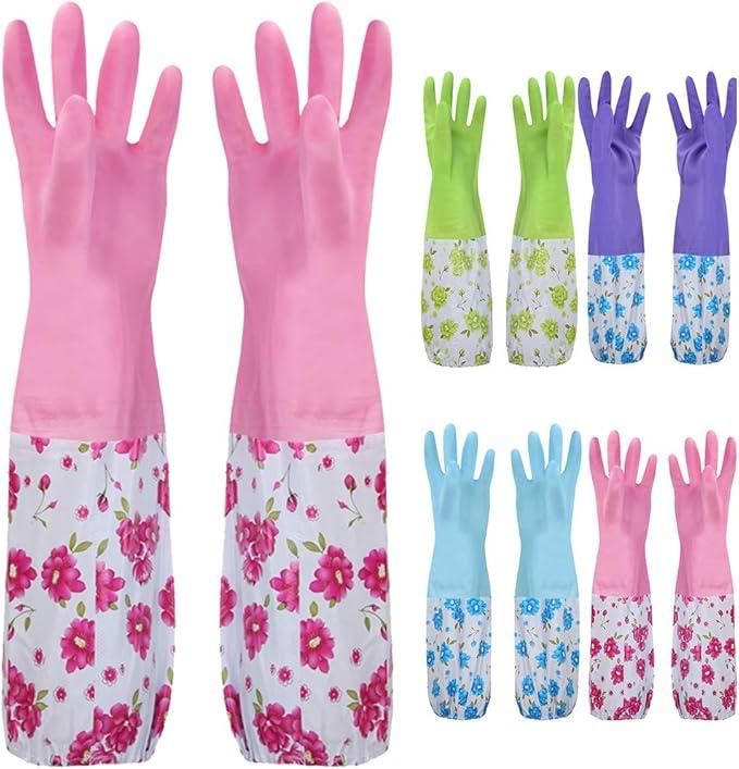 Multipurpose Cleaning Gloves with Lining – Reusable & Waterproof | NISHU Superstores