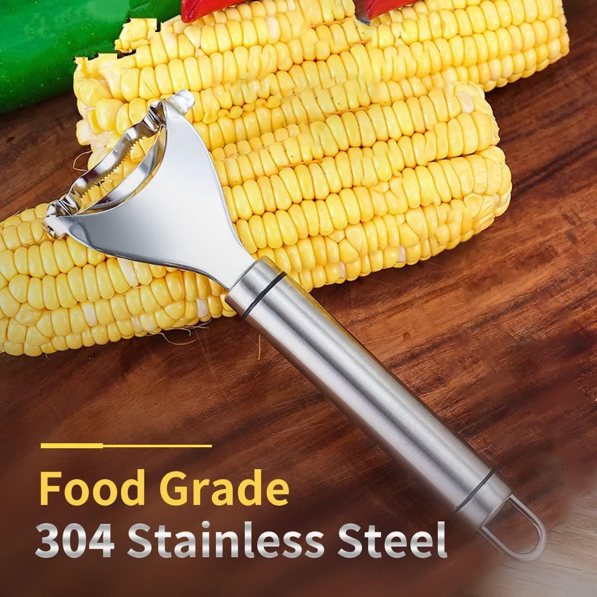 Stainless Steel Corn Peeler – Easy & Quick Kernel Remover Tool | NISHU Superstores