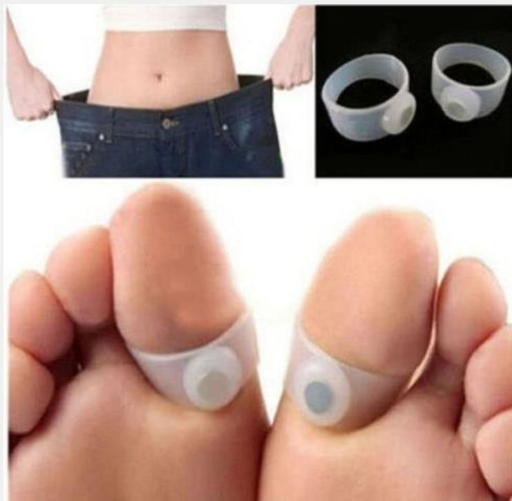 2 Pieces Magnetic Slimming Rings – Toe Rings for Weight Loss & Metabolism Boost | NISHU Superstores
