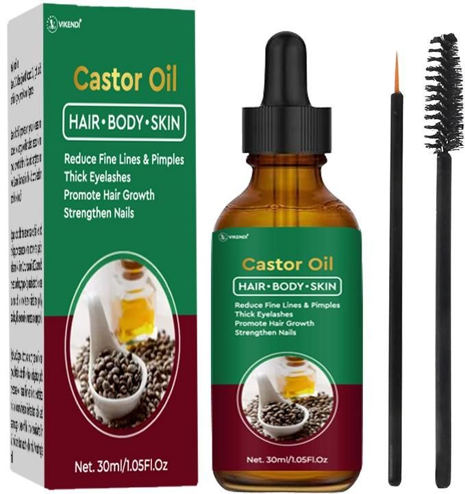 Castor Oil for Hair, Body & Skin (Pack of 1) – Pure & Natural Multipurpose Oil | NISHU Superstores