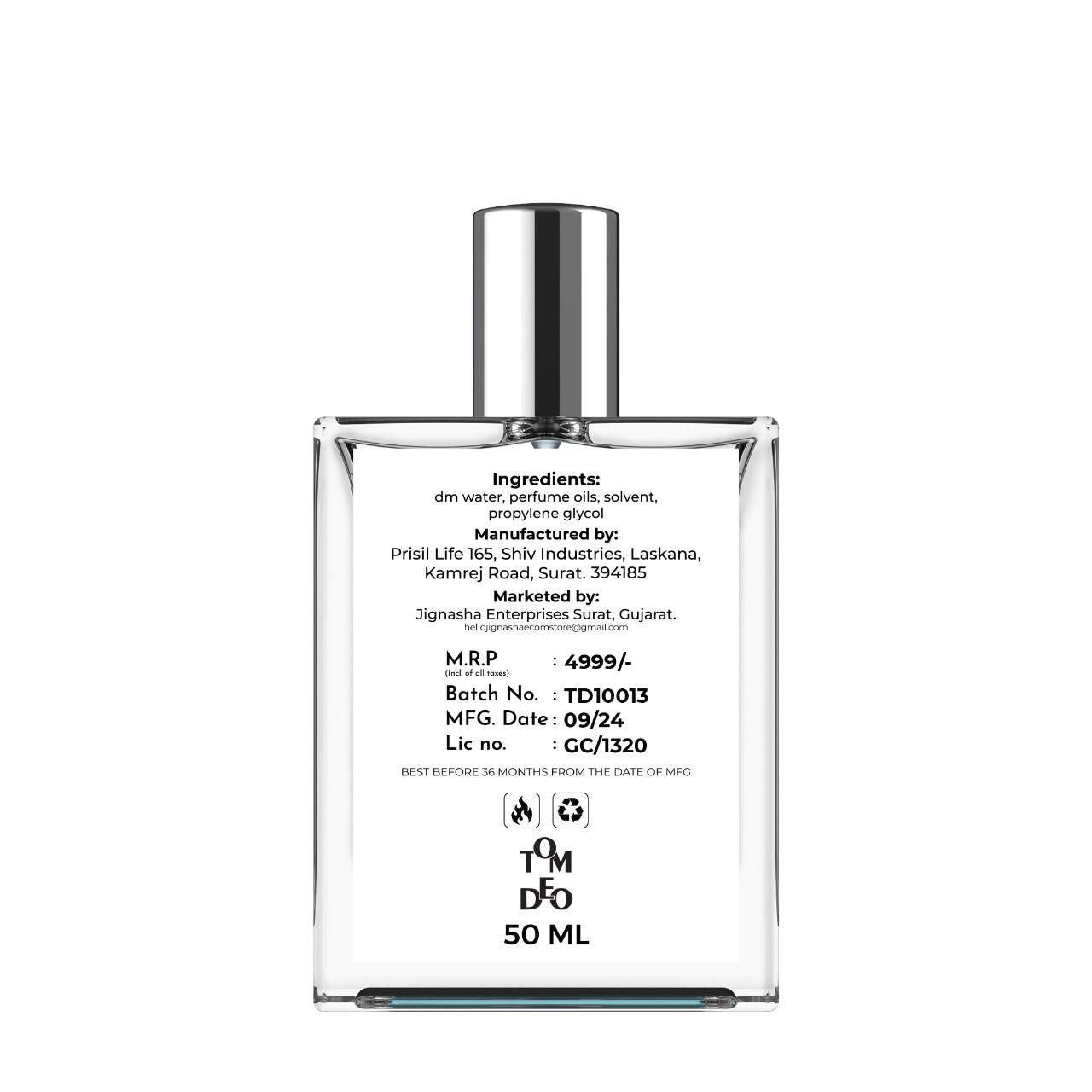 Tom Deo 34 Boulevard Germain Perfume 100ML (Pack of 2) – Elegant & Long-Lasting Fragrance | NISHU Superstores