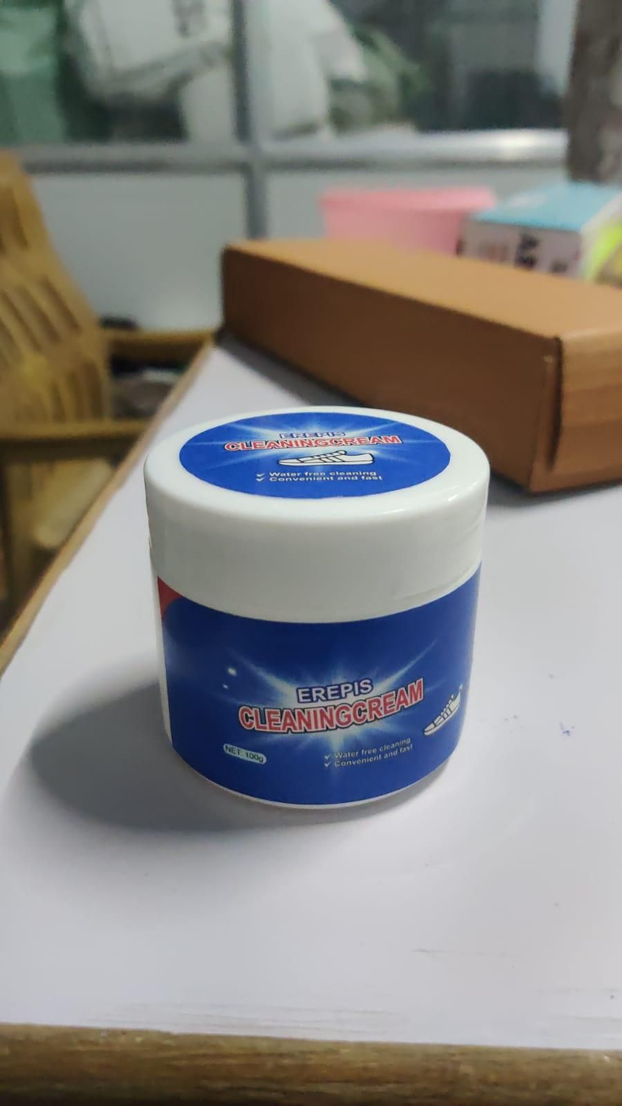 Multipurpose Whitening Cleaning Cream 100gm with Sponge – Stain Remover for Home Use | NISHU Superstores