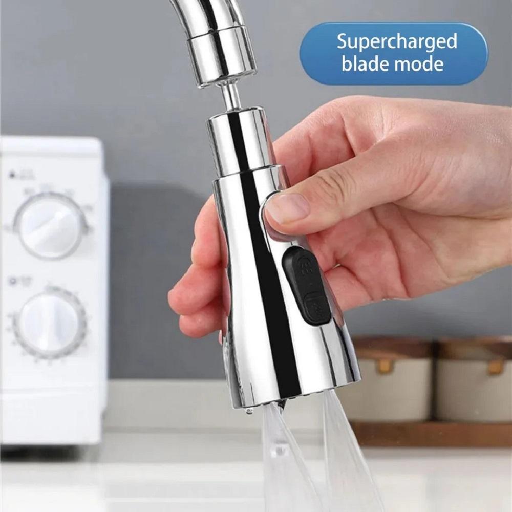 3 Modes Kitchen Sink Faucet Tap – 360° Rotating Water Saving Nozzle | NISHU Superstores
