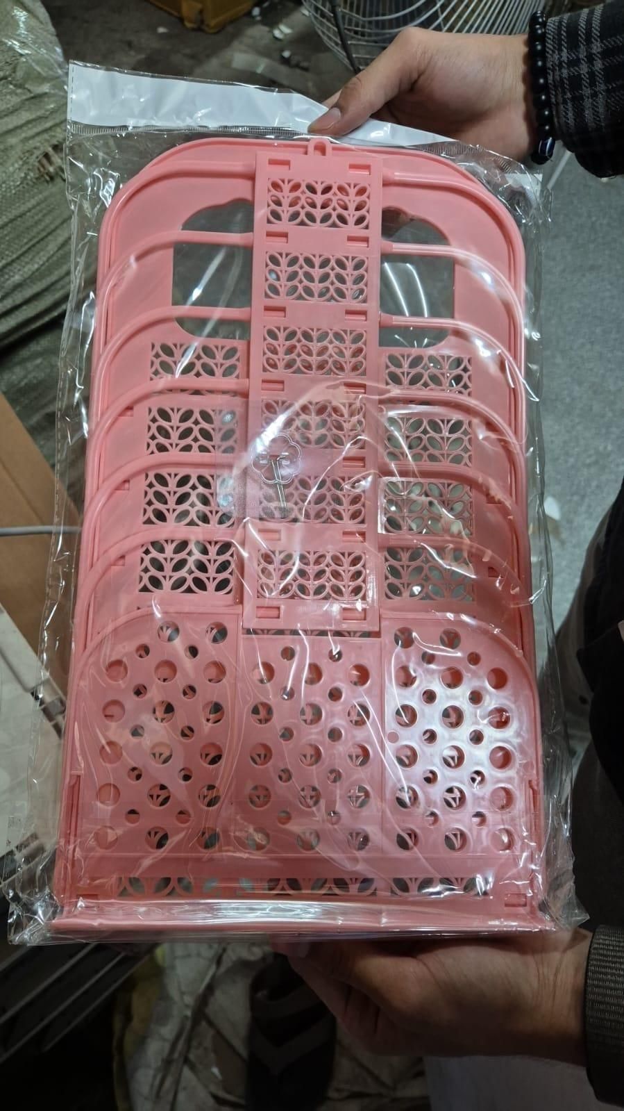 Plastic Multipurpose Hanging Laundry Basket – Space-Saving Clothes Organizer | NISHU Superstores
