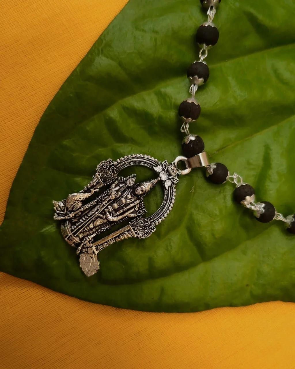 Karungali Mala with Murugan Locket | NISHU Superstores